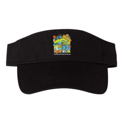 Cute Bus Lab Week 2025 Retro Mystery Machine Of Diagnostics Valucap Bio-Washed Visor