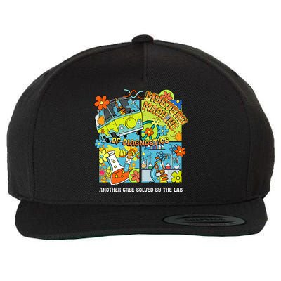 Cute Bus Lab Week 2025 Retro Mystery Machine Of Diagnostics Wool Snapback Cap