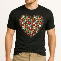 Cute Book Lover Reading Fan Heart Cooling Performance Crew T-Shirt