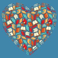 Cute Book Lover Reading Fan Heart V-Neck T-Shirt