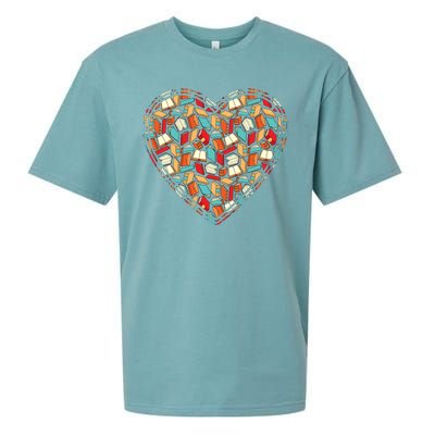 Cute Book Lover Reading Fan Heart Sueded Cloud Jersey T-Shirt