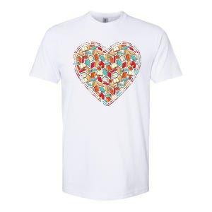 Cute Book Lover Reading Fan Heart Softstyle CVC T-Shirt