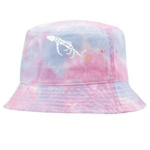 Cat Black Lover Skeleton Hand Boop Funny Halloween Tie-Dyed Bucket Hat