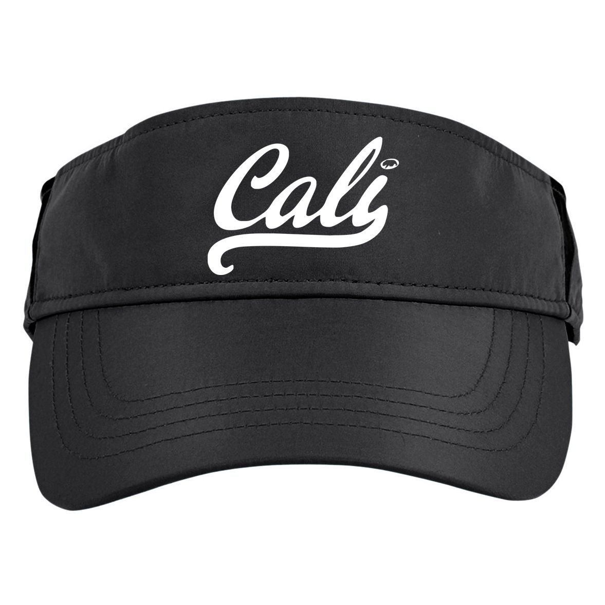 Cali Black Logo Adult Drive Performance Visor