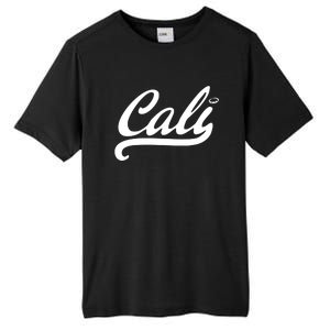 Cali Black Logo Tall Fusion ChromaSoft Performance T-Shirt