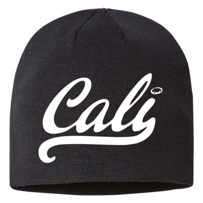 Cali Black Logo Sustainable Beanie