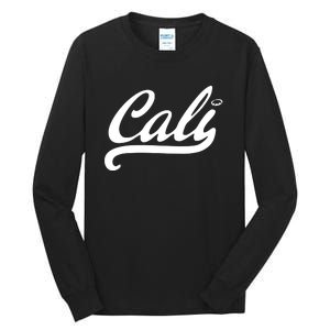 Cali Black Logo Tall Long Sleeve T-Shirt