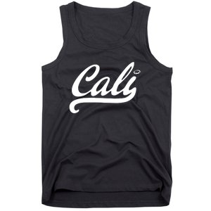 Cali Black Logo Tank Top