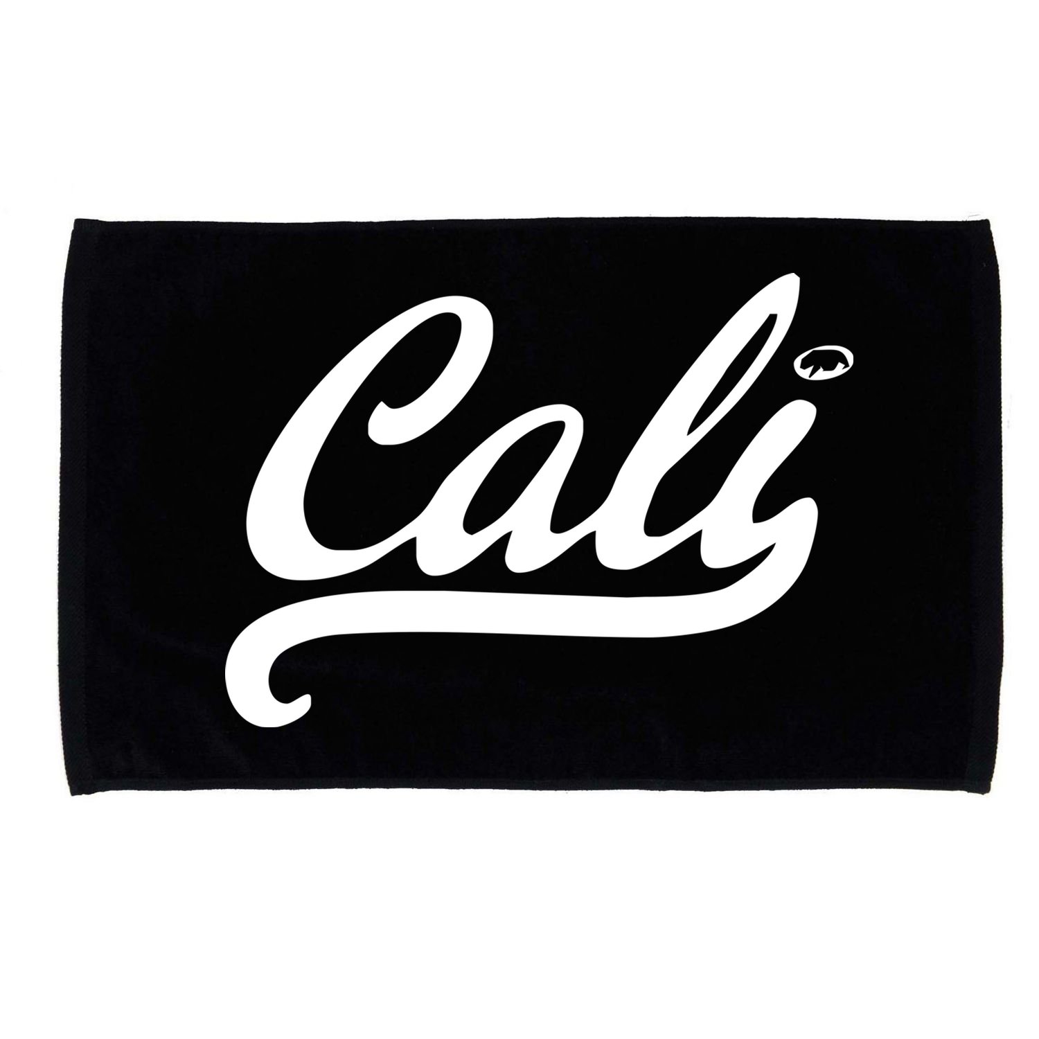 Cali Black Logo Microfiber Hand Towel