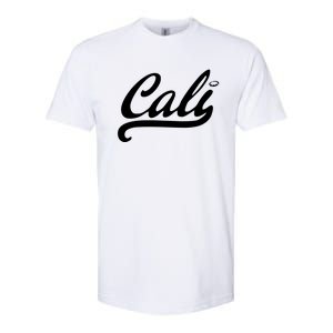 Cali Black Logo Softstyle CVC T-Shirt