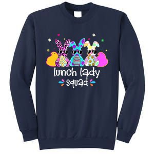 Cute Bunnies Lunch Lady Squad Bunny Happy Easter Sweatshirt