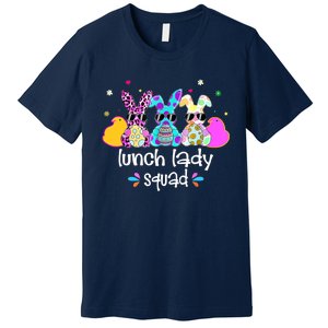 Cute Bunnies Lunch Lady Squad Bunny Happy Easter Premium T-Shirt