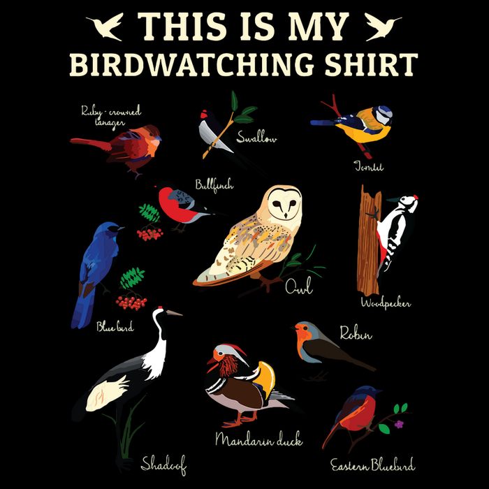 Cool Bird Lover Birdwatching Present Birdwatcher Birder Gift Cooling Performance Crew T-Shirt
