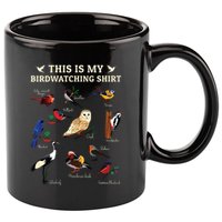 Cool Bird Lover Birdwatching Present Birdwatcher Birder Gift 11oz C Handle Ceramic Mug