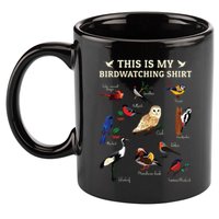 Cool Bird Lover Birdwatching Present Birdwatcher Birder Gift 11oz C Handle Ceramic Mug