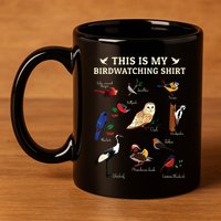 Cool Bird Lover Birdwatching Present Birdwatcher Birder Gift 11oz C Handle Ceramic Mug