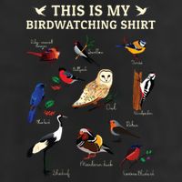 Cool Bird Lover Birdwatching Present Birdwatcher Birder Gift 11oz C Handle Ceramic Mug
