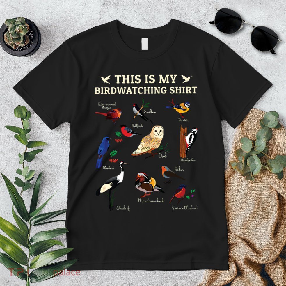 Cool Bird Lover Birdwatching Present Birdwatcher Birder Gift Premium T-Shirt