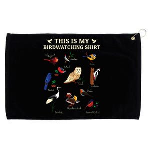 Cool Bird Lover Birdwatching Present Birdwatcher Birder Gift Grommeted Golf Towel