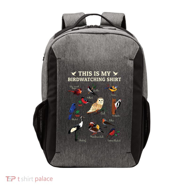 Cool Bird Lover Birdwatching Present Birdwatcher Birder Gift Vector Backpack