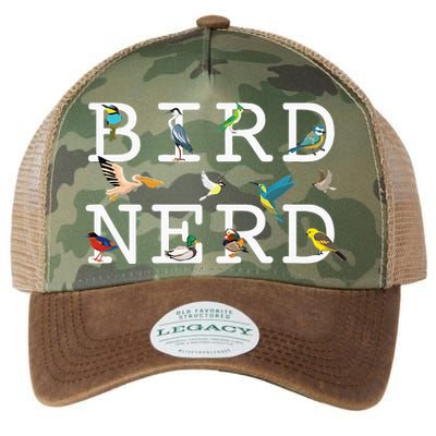 Cool Bird Lover Birdwatching Present Birdwatcher Birder Gift Legacy Tie Dye Trucker Hat