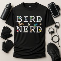 Cool Bird Lover Birdwatching Present Birdwatcher Birder Gift Cooling Performance Crew T-Shirt