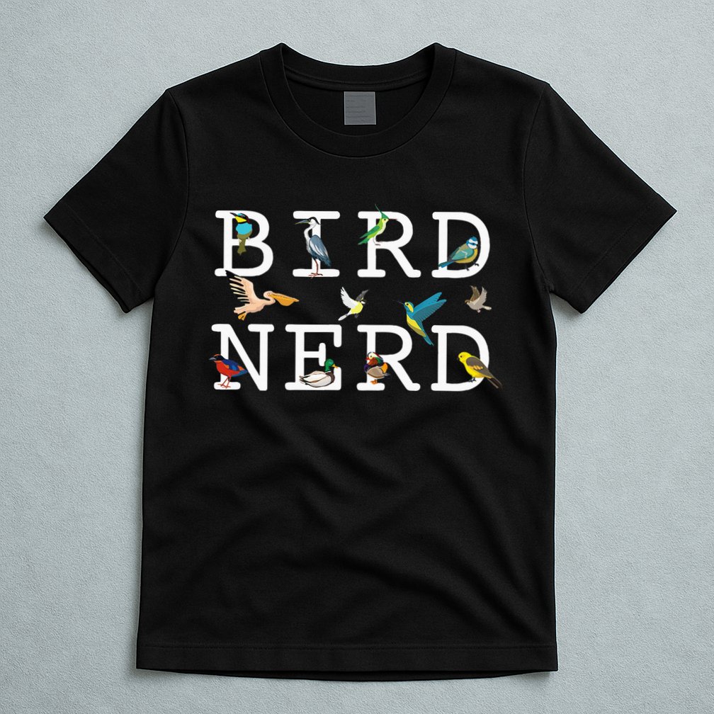 Cool Bird Lover Birdwatching Present Birdwatcher Birder Gift T-Shirt