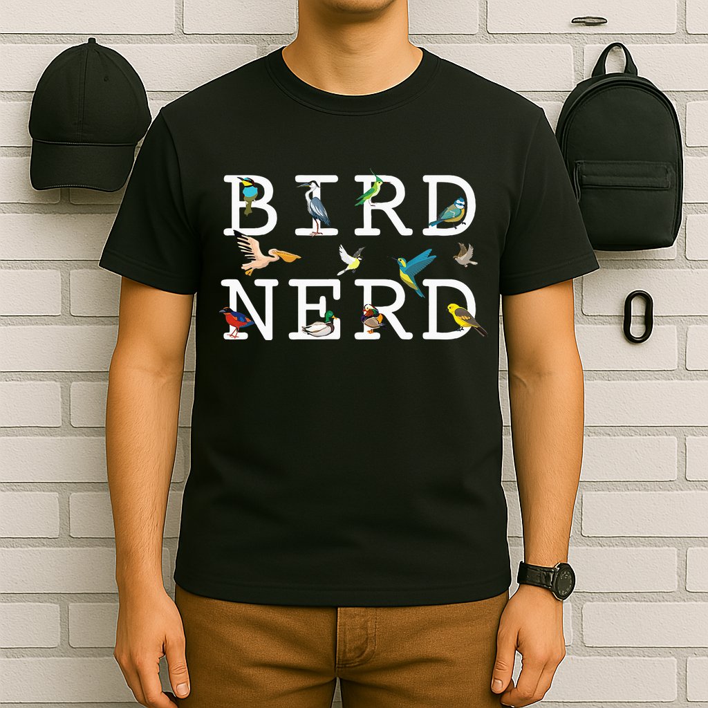 Cool Bird Lover Birdwatching Present Birdwatcher Birder Gift T-Shirt