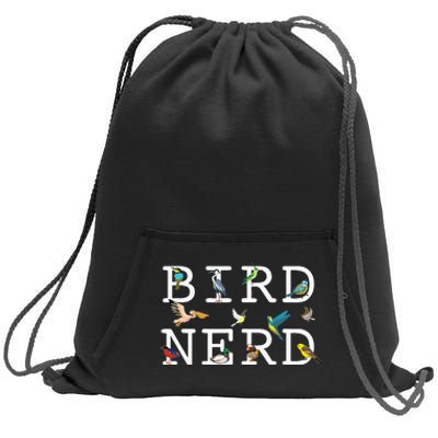 Cool Bird Lover Birdwatching Present Birdwatcher Birder Gift Sweatshirt Cinch Pack Bag