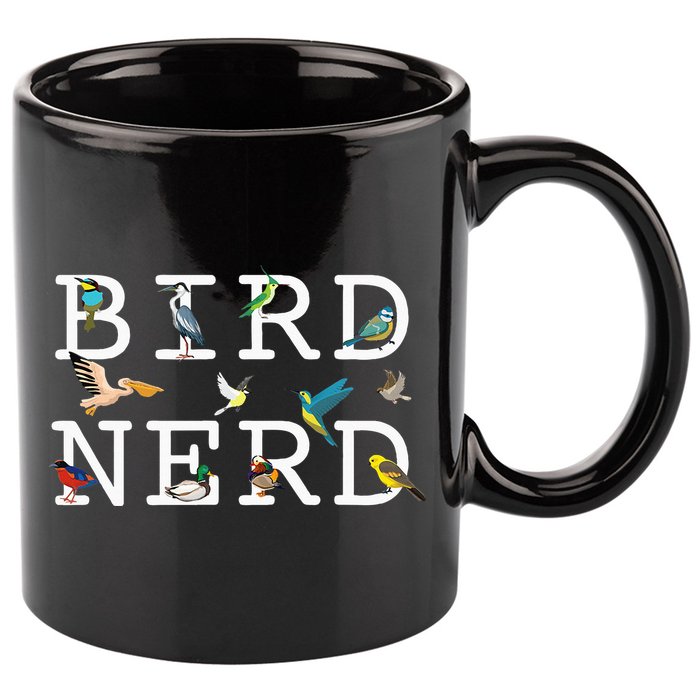 Cool Bird Lover Birdwatching Present Birdwatcher Birder Gift 11oz C Handle Ceramic Mug