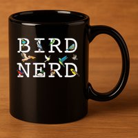 Cool Bird Lover Birdwatching Present Birdwatcher Birder Gift 11oz C Handle Ceramic Mug