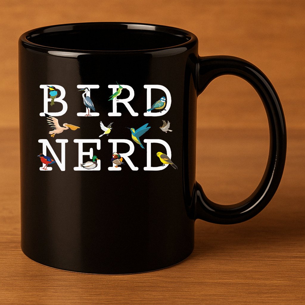 Cool Bird Lover Birdwatching Present Birdwatcher Birder Gift 11oz C Handle Ceramic Mug