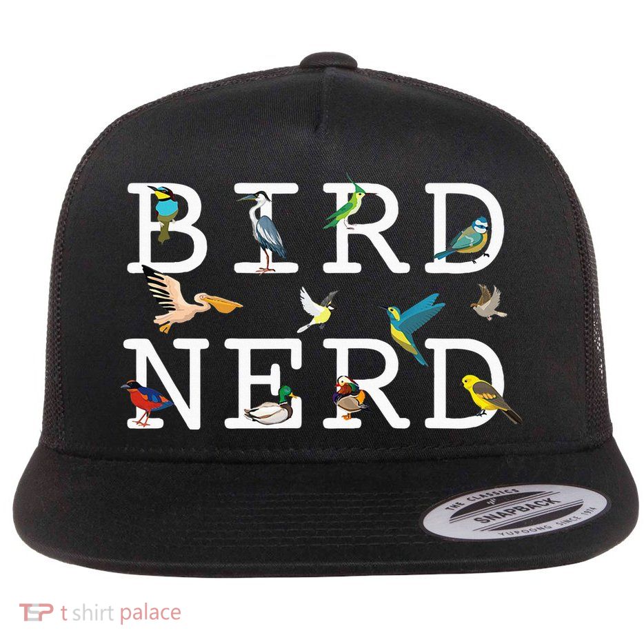 Cool Bird Lover Birdwatching Present Birdwatcher Birder Gift Flatbill Hat