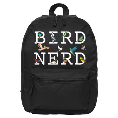 Cool Bird Lover Birdwatching Present Birdwatcher Birder Gift 16 in Basic Backpack