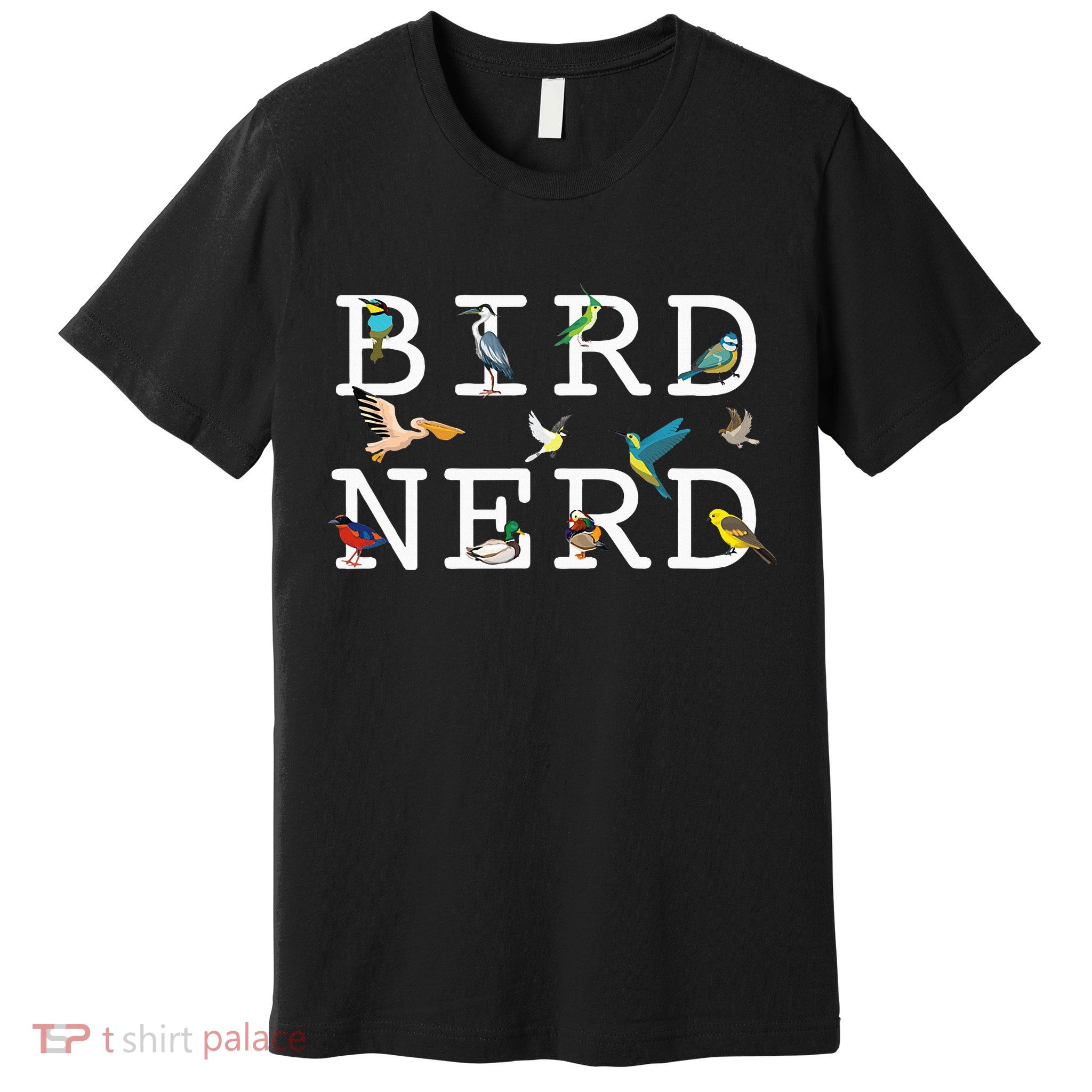 Cool Bird Lover Birdwatching Present Birdwatcher Birder Gift Premium T-Shirt