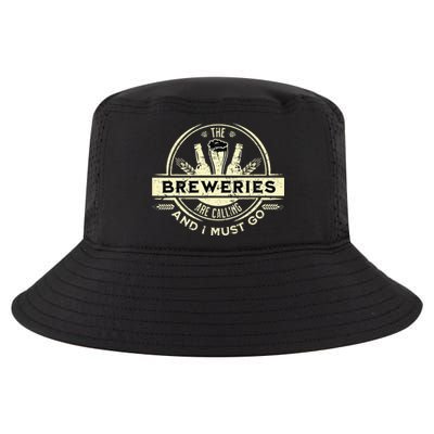 Craft Beer Lover Craft Breweries Are Calling And I Must Go Cool Comfort Performance Bucket Hat