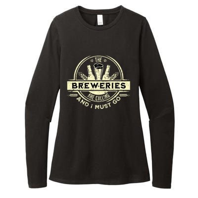 Craft Beer Lover Craft Breweries Are Calling And I Must Go Womens CVC Long Sleeve Shirt