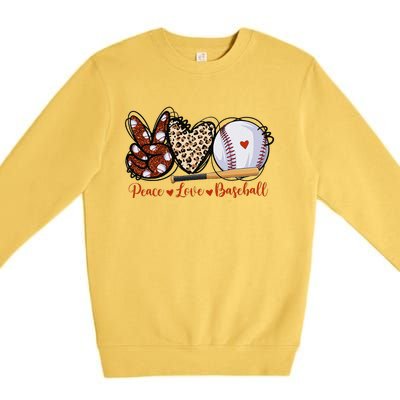 Cute Baseball Lovers Gifts Softball Baseball Premium Crewneck Sweatshirt