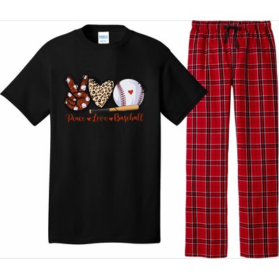 Cute Baseball Lovers Gifts Softball Baseball Pajama Set