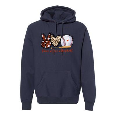 Cute Baseball Lovers Gifts Softball Baseball Premium Hoodie