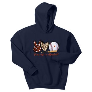 Cute Baseball Lovers Gifts Softball Baseball Kids Hoodie