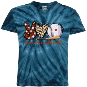 Cute Baseball Lovers Gifts Softball Baseball Kids Tie-Dye T-Shirt