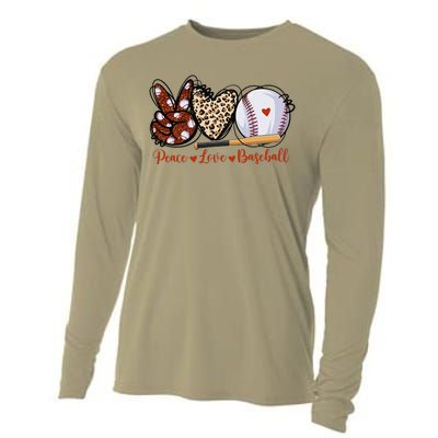 Cute Baseball Lovers Gifts Softball Baseball Cooling Performance Long Sleeve Crew