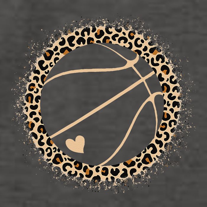 Cute Basketball Leopard Print Basketball Lover Vector Backpack