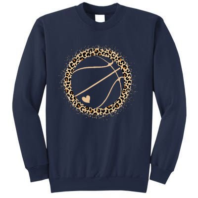 Cute Basketball Leopard Print Basketball Lover Sweatshirt