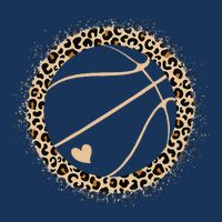Cute Basketball Leopard Print Basketball Lover 16 in Basic Backpack