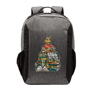 Christmas Book Lover Xmas Tree Reading Nerd Vector Backpack
