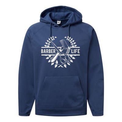 Cool Barber Life Performance Fleece Hoodie