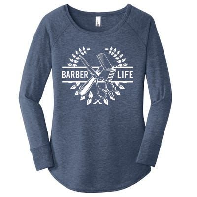 Cool Barber Life Women's Perfect Tri Tunic Long Sleeve Shirt