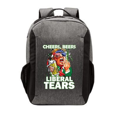 Cheers Beers Liberal Tears Trump Holding Beer Patricks Day Vector Backpack